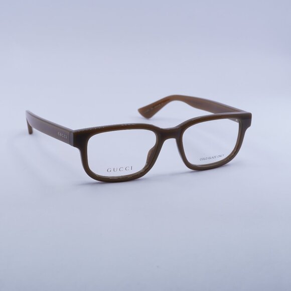 New Gucci GG1584O 004 Eyeglasses - Light Brown Frame 53mm - Picture 1 of 12